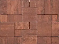 Тротуарна плитка лайнстоун 30 гранат