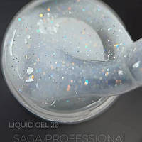 Liquid gel ✓29
Saga professional
об'єм 15 мл
рідкий гель для нігтів
колір молочний
з блискітками