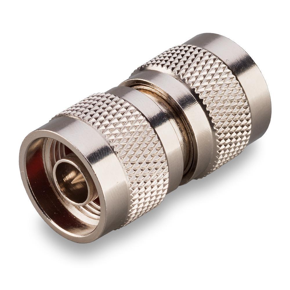 Антенний перехідник N male тато N male тато бочка, фото 1