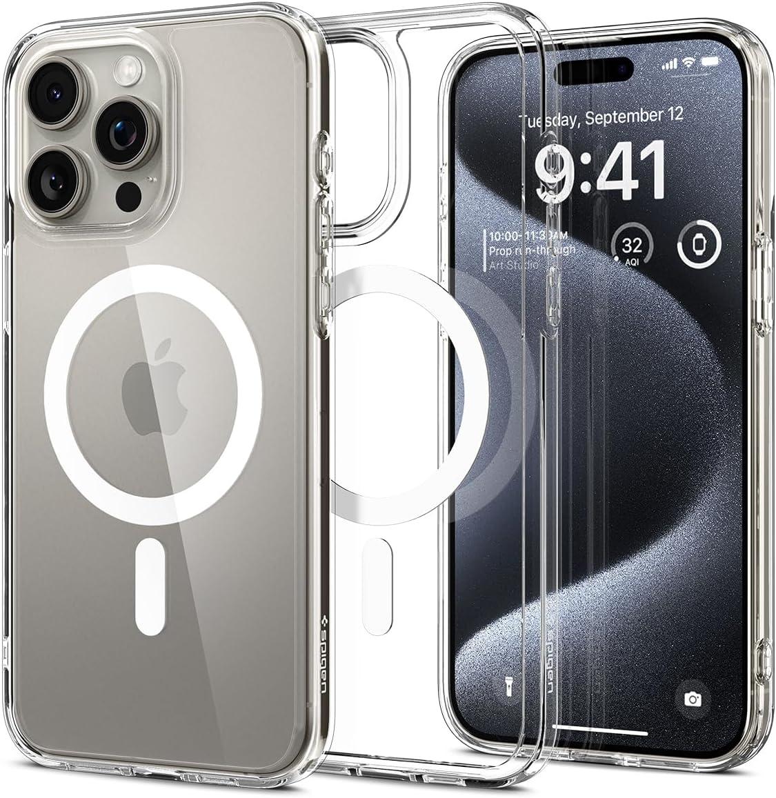 Чохол Spigen для iPhone 15 Pro — Ultra Hybrid MagSafe, White (ACS06715), фото 1