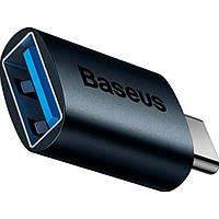 Перехідник Baseus Ingenuity Mini OTG USB 3.1 to Type-C Blue (ZJJQ000003)