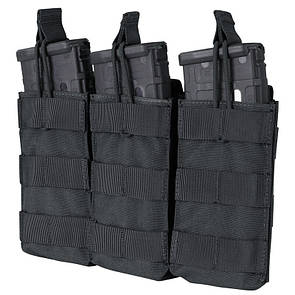 Підсумок для AR магазинів карабіну потрійний відкритий молле Condor M4/M16 TRI OPEN TOP MAG POUCH MA27 Чорний