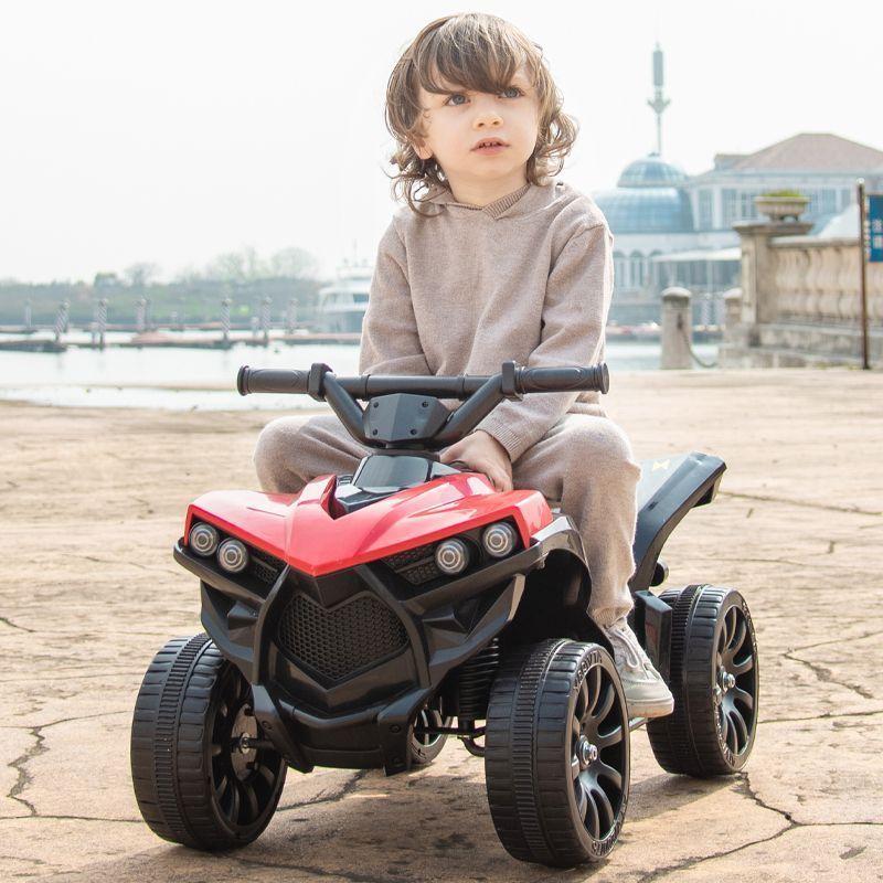 Дитячий електроквадроцикл на акумуляторі Bambi Racer M 5054 для дітей 2-5 років червоний