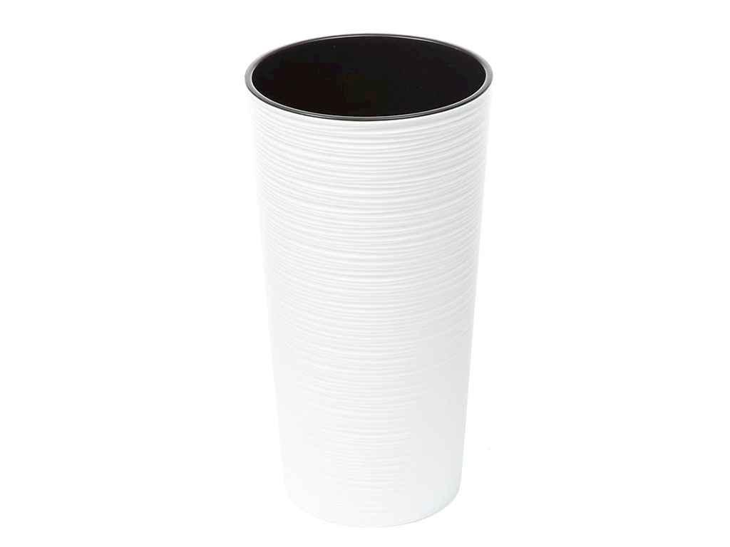 Горщик Лілія 190 мм з вкладом долото-білий 725-05 8л ТМ LAMELA, фото 1