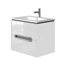 Тумба навісна Ювента PRATO PR-65 з умивальником "Atria-65"