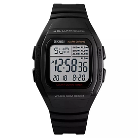 Годинник наручний Skmei 1278 Original (Black, 1278BK)  ⁇  Наручний годинник