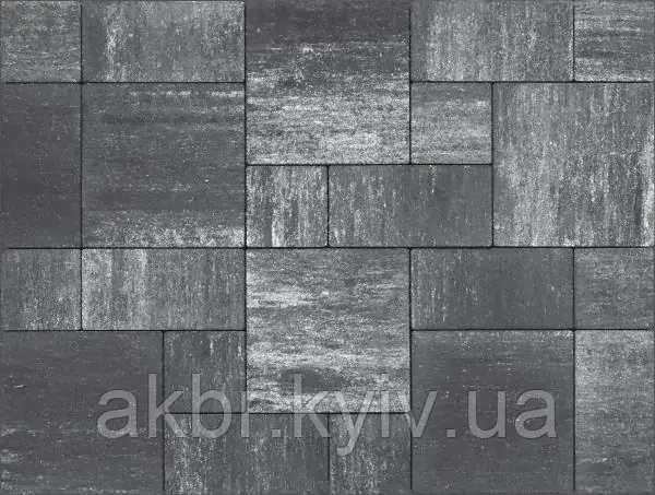 Тротуарна плитка лайнстоун 30 нуар, фото 1