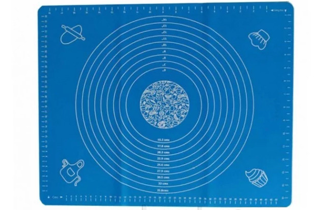 Килимок кондитерський силіконовий з розміткою 30 * 40 см (колір в асортименті)
