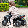 Дитячий електроквадроцикл на акумуляторі Bambi Racer M 5054 для дітей 2-5 років чорний, фото 2