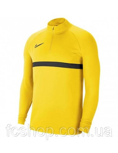 Тренувальний реглан дитячий Nike Dry Academy 21 Dril Top CW6112-719, Жовтий, Розмір (EU) — 122 cm