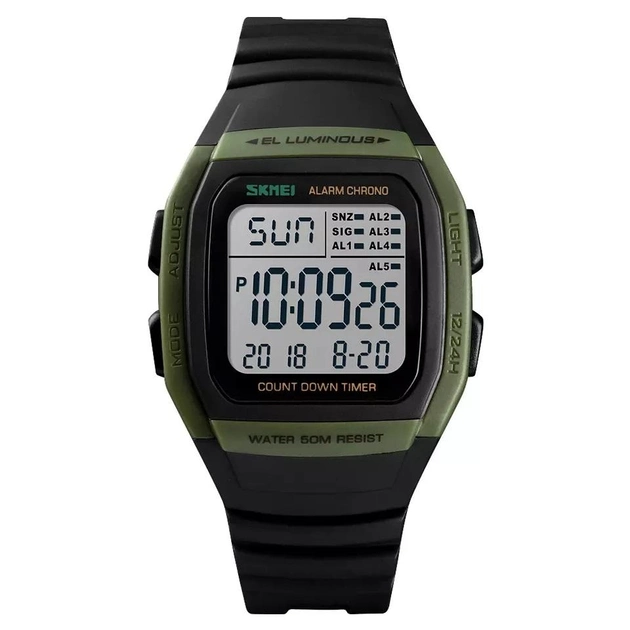 Годинник наручний Skmei 1278 Original (Army Green, 1278AG)  ⁇  Наручний годинник