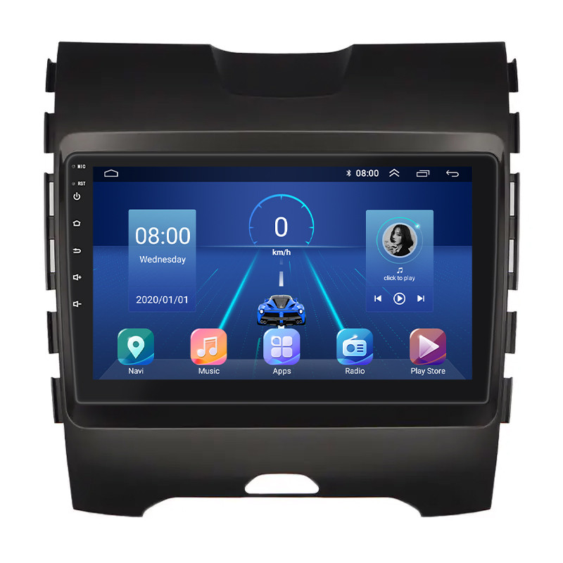 Штатна магнітола Lesko для Ford Edge II Рестайлінг 2018-н.в. екран 9" 4/32Gb 4G Wi-Fi GPS Top 5шт, фото 1