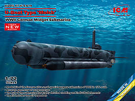 U-Boat Type Molch. Збірна модель німецького підводного човна в масштабі 1/72. ICM S019