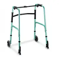 Ходунки інвалідні з 2-ма колесами B4080 №2, "Натискай і крокуй" - NOVA
