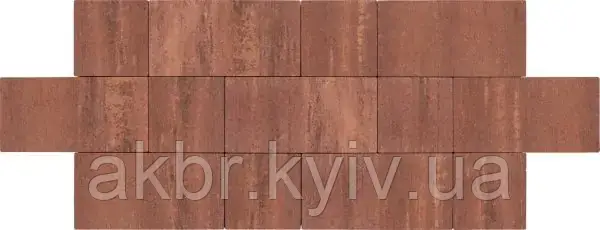 Тротуарна плитка лайнстоун 60 гранат, фото 1