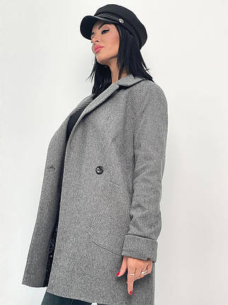 Жіноче кашемірове пальто "Forest"| Норма, фото 2