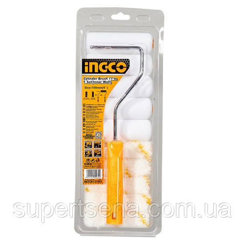 Валик із комплектом роликів, 100 мм, 12 предметів INGCO HKTCB121001