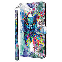 Чехол-книжка Color Book Sony Xperia 5 II Owl UM, код: 8109119