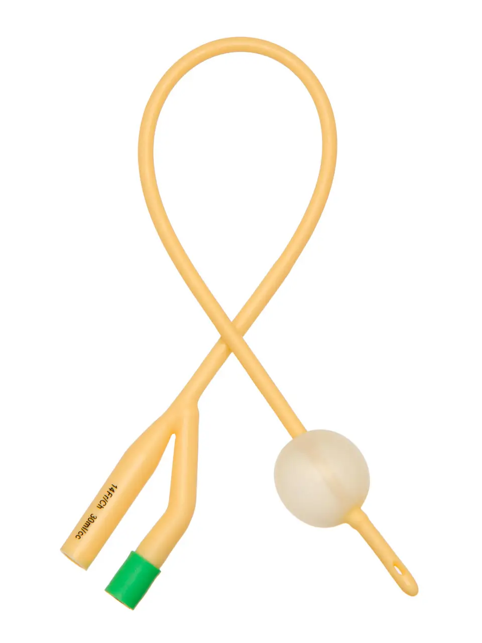 Катетер Фолея ALEXPHARM (2-ходовий), розмір Fr14 (10 шт./уп.)