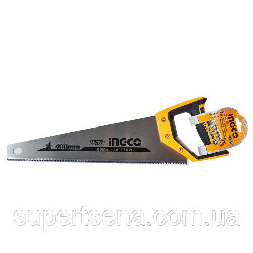Ножівка по дереву 400 мм 7 з/д INGCO Super Select HHAS15400