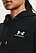 Женское черное худи Essential Fleece Hoodie Under Armour ,XS,S,L, 1373033-001, фото 4