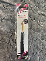 30806 Крючок Knit Pro з чорною ручкою 4.50 мм