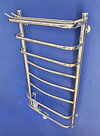 Полотенцесушитель електричний 90×50 "Каскад" нержавіюча сталь.