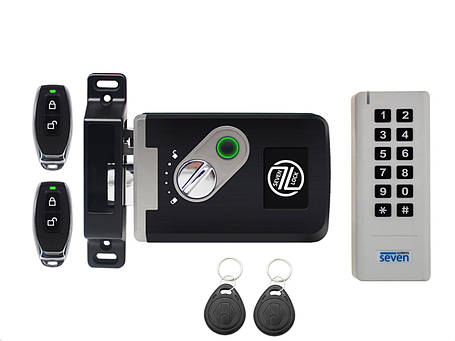 Бездротовий комплект контролю доступу з радіобрелками SEVEN LOCK SL-7705r, фото 1