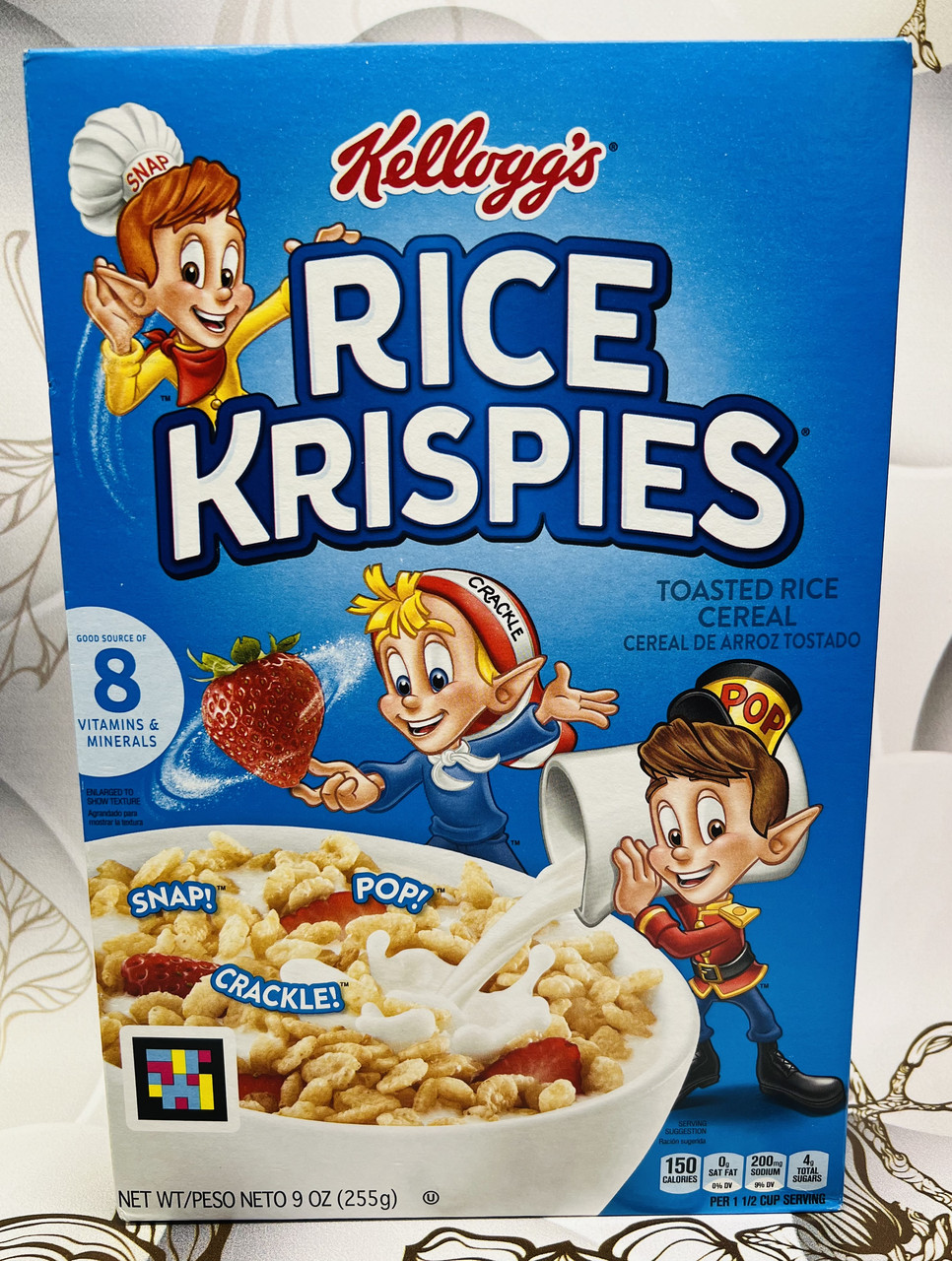 Сухий сніданок Kellogg's Krispies рисові пафси