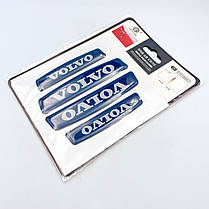 Захист края дверей, наклейки VOLVO (Вольво) 4 шт Сині, фото 2