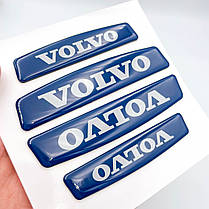 Захист края дверей, наклейки VOLVO (Вольво) 4 шт Сині, фото 3