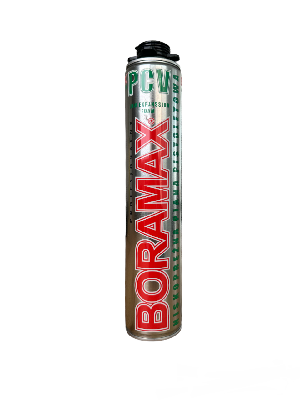 Піна професійна Boramax 750мл з низьким вторинним розширенням однокомпонентна для герметизації ПВХ профілей, фото 1
