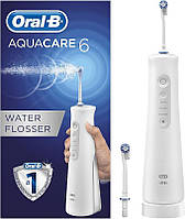 Oral-B Aquacare 6 Pro-Expert Water Flosser с технологией Oxyjet, ирригатор полости рта с 6 режимами очистки