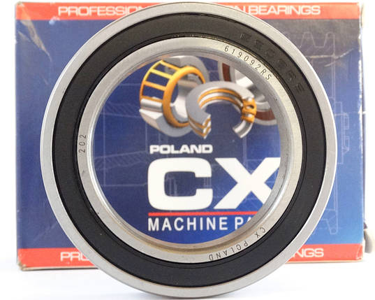 Підшипник 61909 2RS (розмір: 45*68*12) CX Польща, фото 2