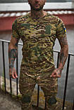 Штани Protect мультикам + Футболка мультикам з липучками на грудях та плечах ТМ, фото 2