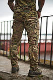 Штани Protect мультикам + Футболка мультикам з липучками на грудях та плечах ТМ, фото 7