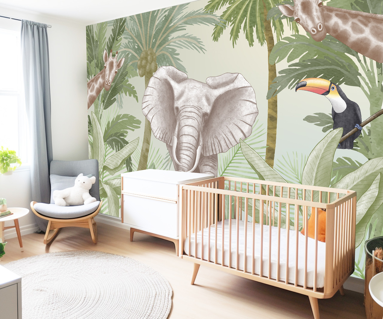 Фотошпалери для дитячої кімнати Африка, фото 1