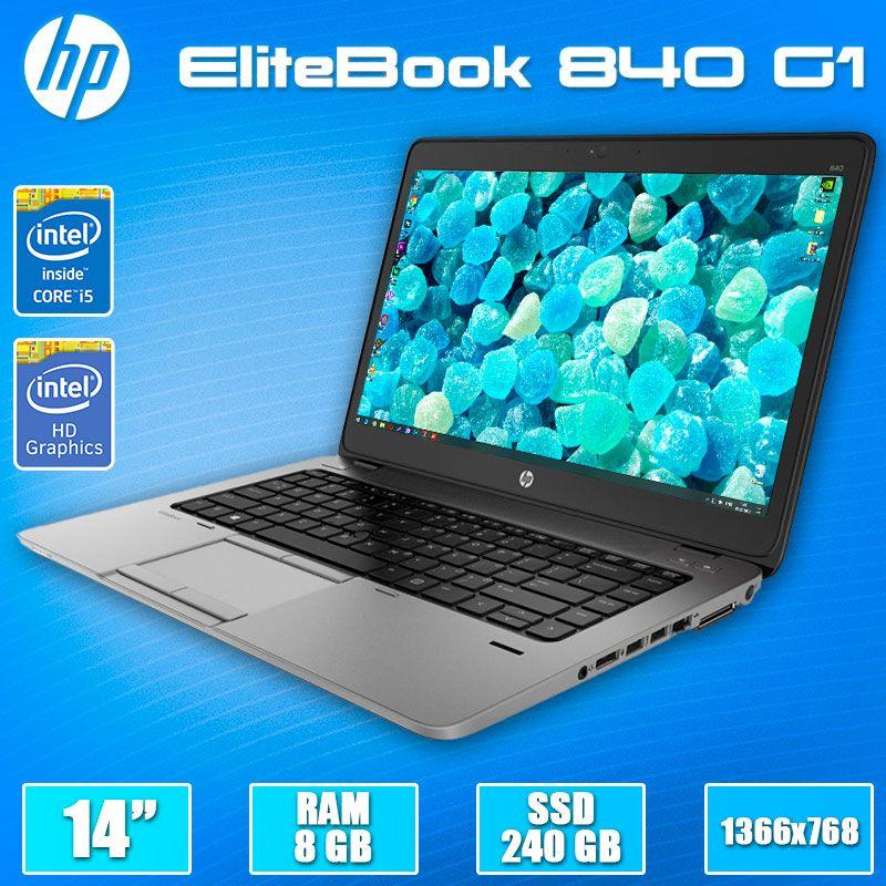 Продуктивний Ноутбук HP EliteBook 840 G1 14" i5 4300U 8GB 240GB SSD