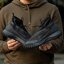 Зимові Чоловічі Кросівки Nike ACG Mountain Fly Gore-Tex Black / Найк АСГ Маунтін Флай Гор Текс Чорні, фото 2