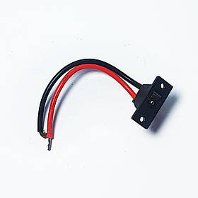 Зарядний роз'єм дитячого електромобіля з дротами 2 контакти