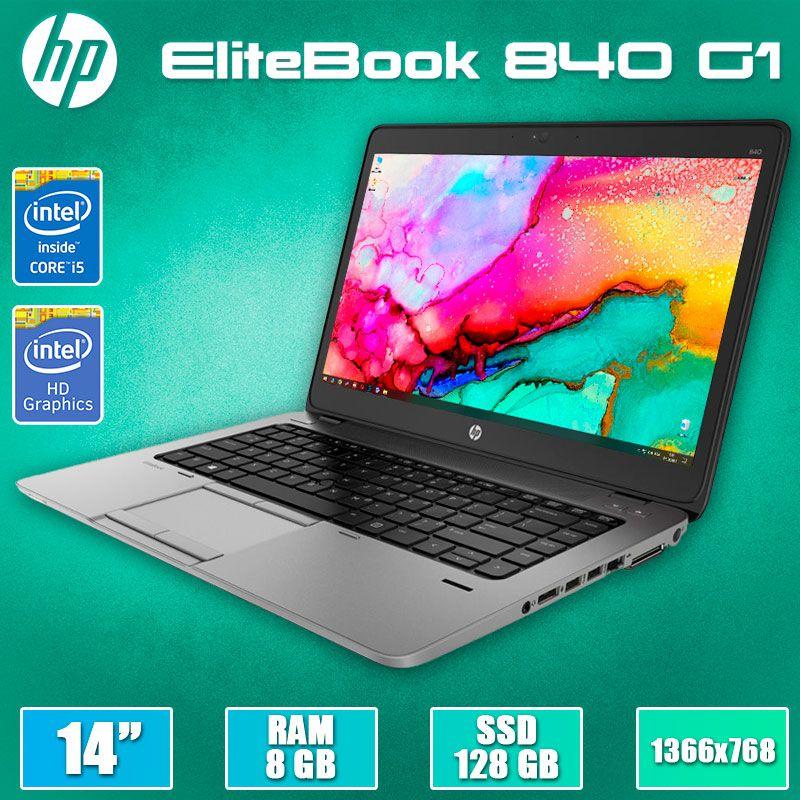 Продуктивний Ноутбук HP EliteBook 840 G1 14" i5 4300U 8GB 128GB SSD