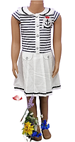 Сукня для дівчаток Морячка, зріст 98,104, 110 см.