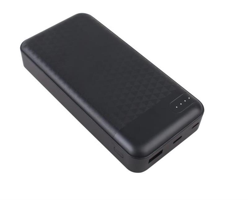 Акумулятор портативний літій-іонний Power bank 2E 20000 мА·год 18 Вт PD, QC, чорний