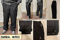 Батальні спортивні штани плащівка на флісі великих розмірів на високий зріст AVIC SPORT, Туреччина, фото 2