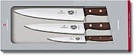 Кухонный набор Victorinox Wood Carving Set 3 ножа с деревянной ручкой (12,19,22см) (GB) (51050.3G)