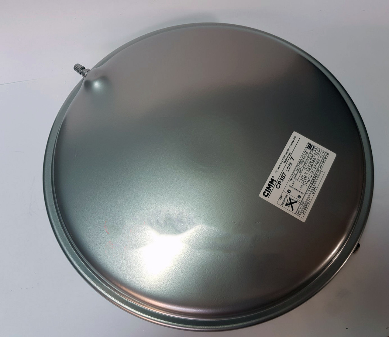 Розширювальний бак 7л круглий на димохідний котел Baxi/Westen 5668370, фото 1