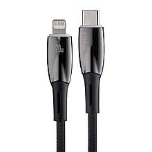 Кабель Baseus Glimmer Series Fast Charging Data Cable Type-C to Lightning 20W 1m Black