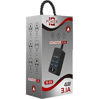 Зарядное устройство Voltronic TВ-Т05, 4*USB Black (ТВ-Т05-Black) - Вища Якість та Гарантія!