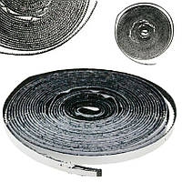 Липучка для москитной сетки черный самоклеящийся 560 см TG56031-2