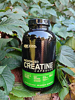 Optimum Nutrition Creatine 200 caps 2500 ON креатин моногідрат ON у капсулах США не путайте з Ірландією